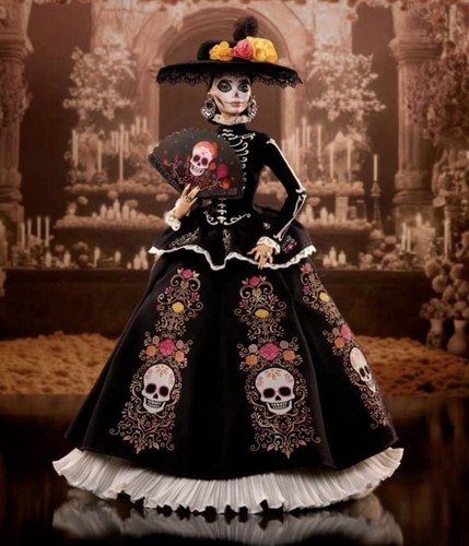 Barbie dia muertos calavera - de,